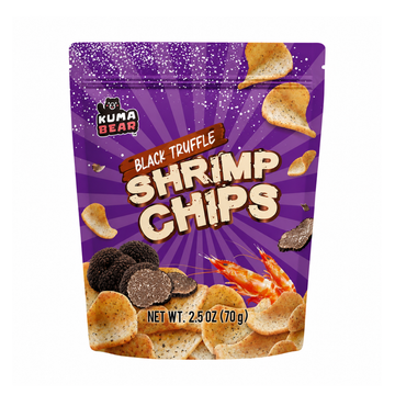 Kuma Bear Black Truffle Shrimp Chips 2.5oz (70g)