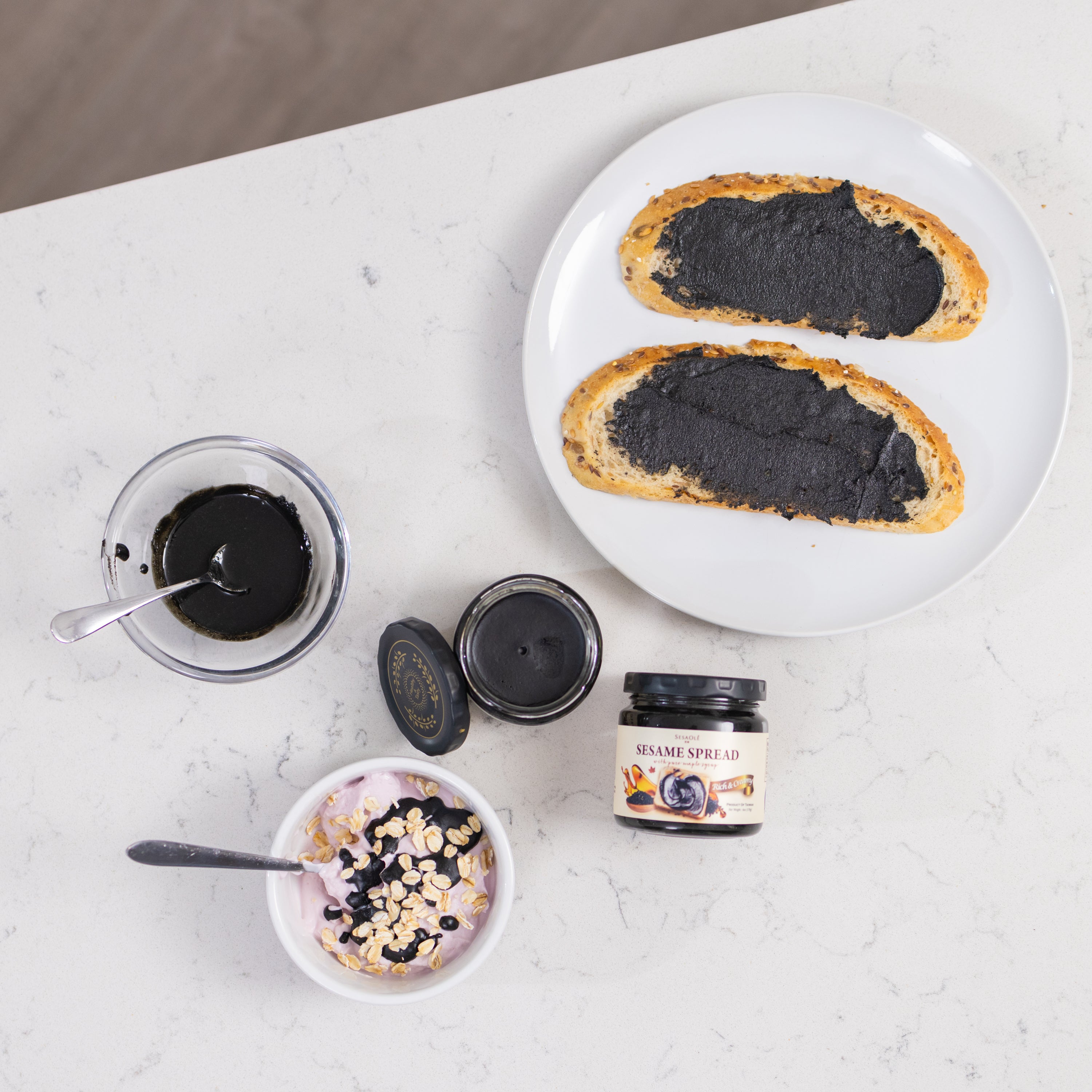 【 Sesaole 】  Maple Black Sesame Spread 170g