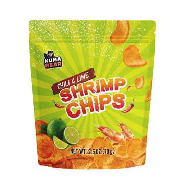 Kuma Bear Chili & Lime Shrimp Chips 2.5oz (70g)